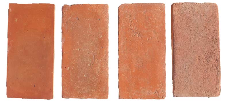 Red terracotta tiles